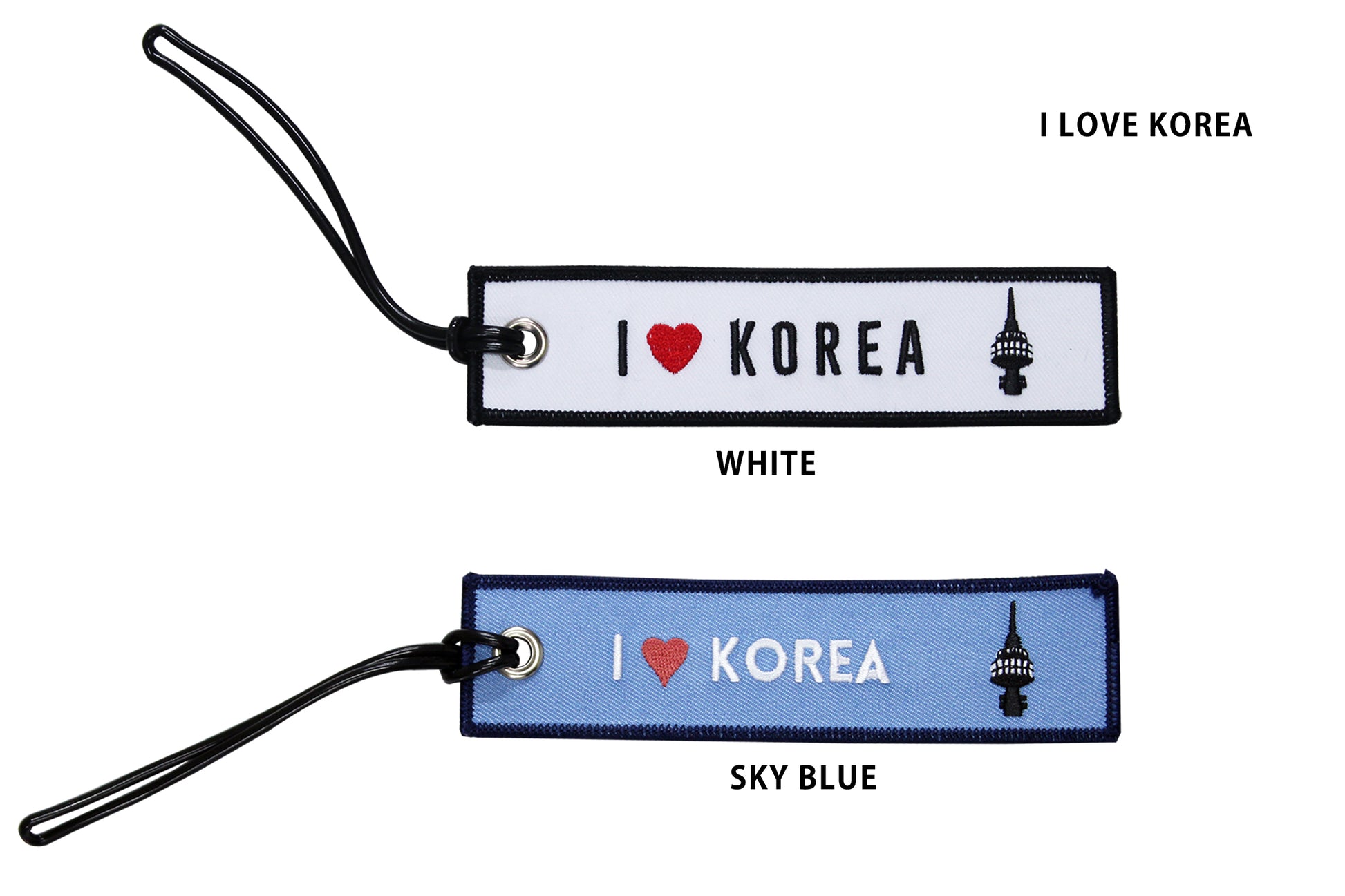 [Lucky Planet] Embroidered  Luggage Name Tags - Life Is a Journey - Luckyplanetusa