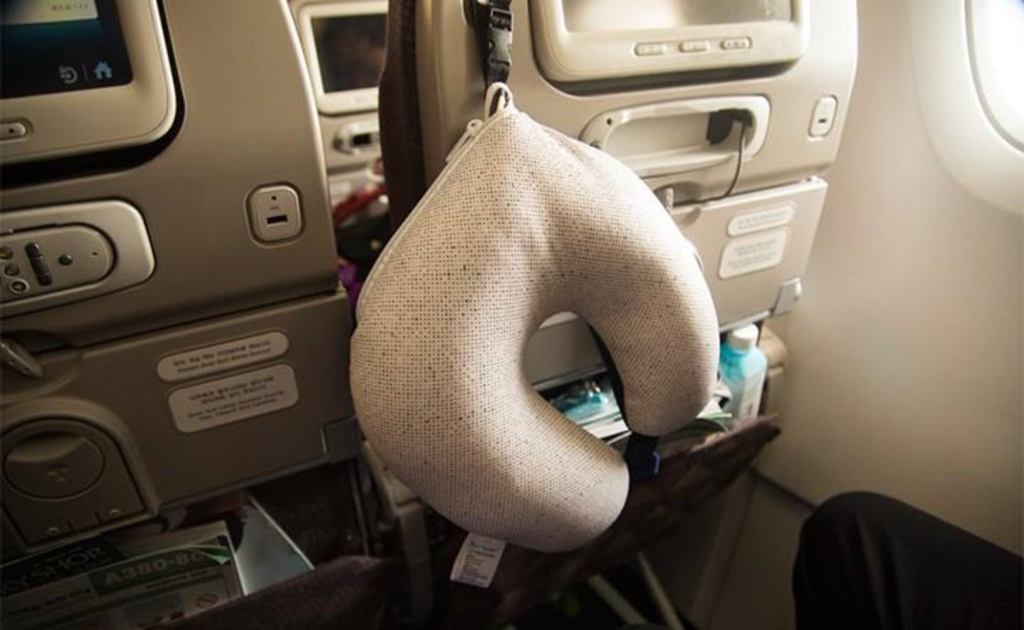 [Lucky Planet] Bon Voyage 2 in1 Travel Head Rest Neck Pillow - Flamingo - Luckyplanetusa