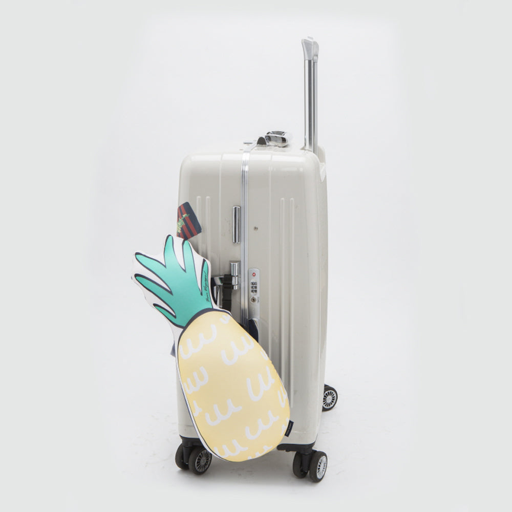 [Lucky Planet] Bon Voyage 2 in1 Travel Head Rest Neck Pillow - Pineapple - Luckyplanetusa